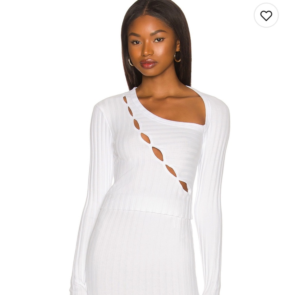 Cotton Citizen Capri Crop Shirt in White